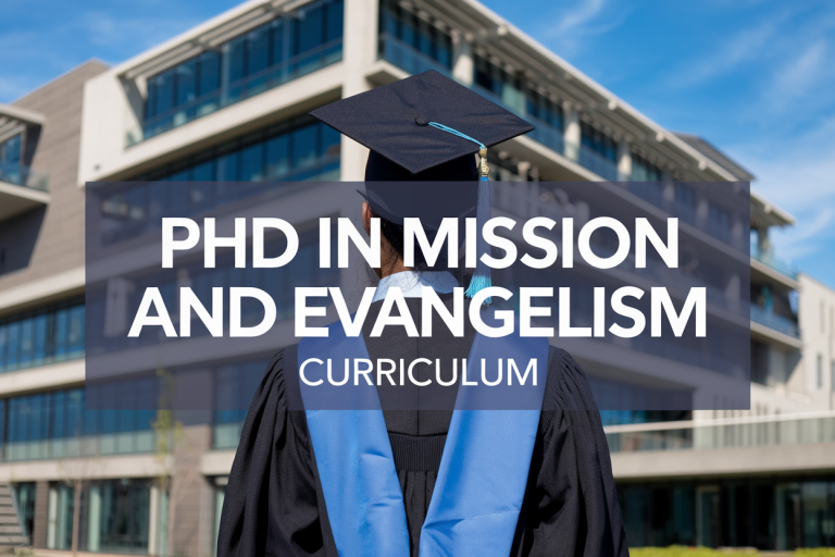 PhD in Mission and Evangelism Curriculum