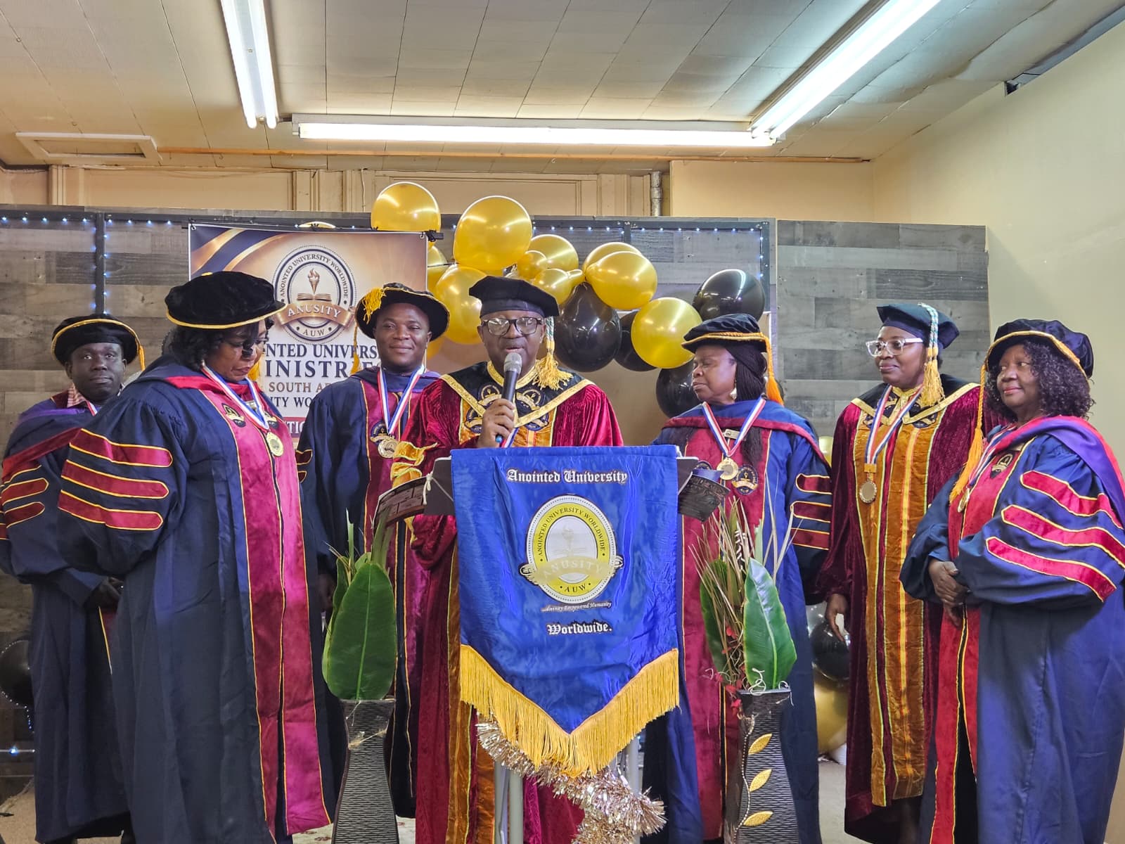Anointed University Worldwide USA Chapter 2026 commencement ceremony address